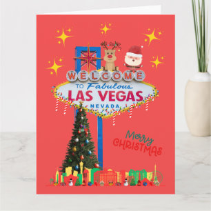 BIG Las Vegas Christmas Card