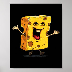 Big Laughing Cheese Poster