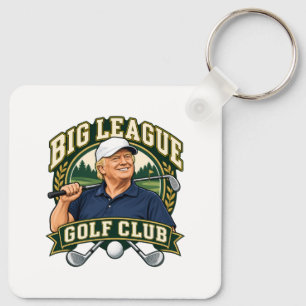 Big League Golf Club Two-Sided Aluminium Key Ring