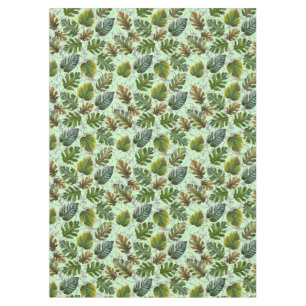 Big leaves pattern 01 LgreenBG Tablecloth