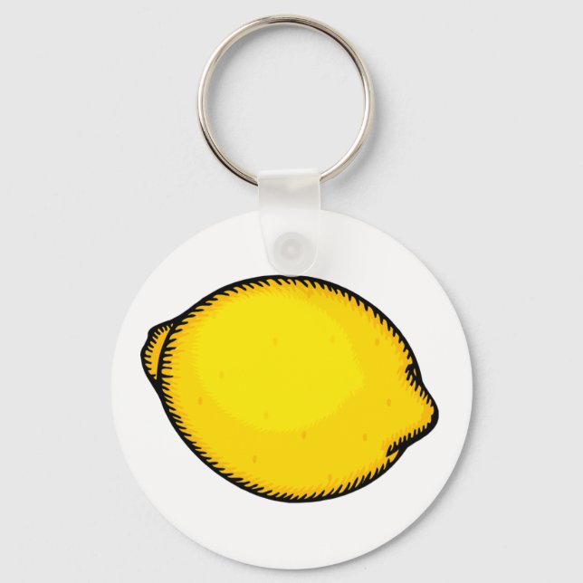 Big Lemon Key Ring (Front)