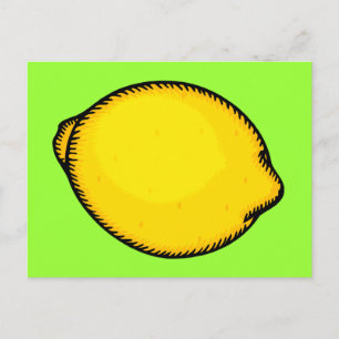 Big Lemon Postcard