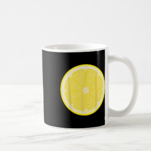 Big Lemon Sliced Costume Cute Easy Fruit Halloween Coffee Mug