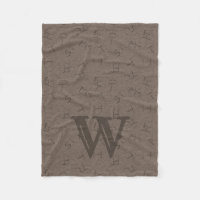 Big Letter Cattle Brand Brown