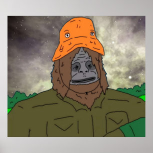 Big Lez Show  Trippy Sassy Sasquatch Poster