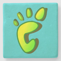 Big Lime Green Footprint