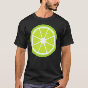 Big Lime Sliced Costume Cute Easy Fruit Halloween T-Shirt