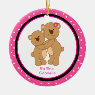 Big/ Little Sister Bear Ornament