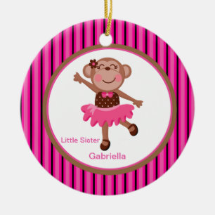 Big/ Little Sister Monkery Ornament