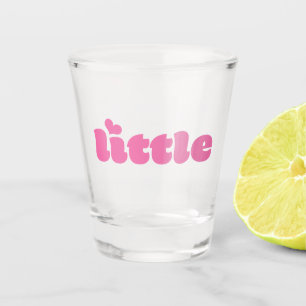 Big Little Sorority Retro Heart Shot Glass
