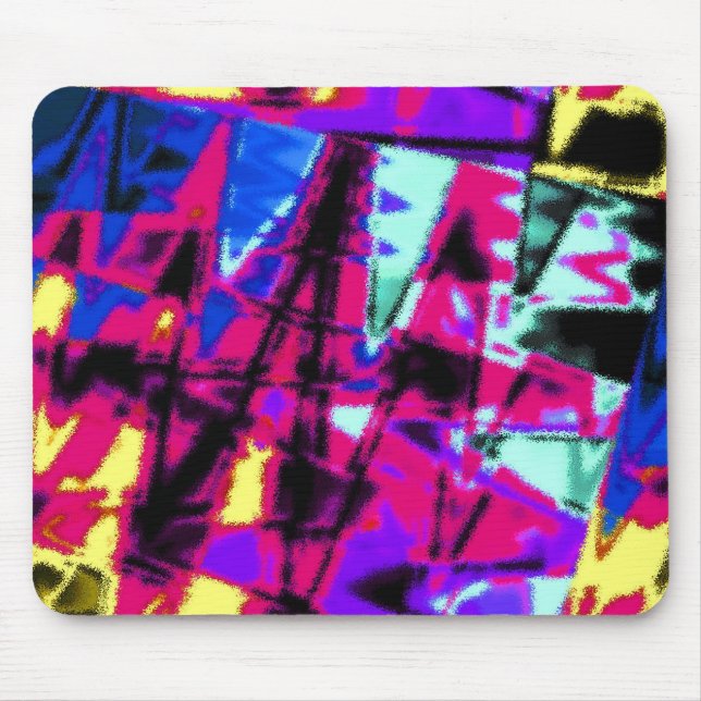 Big Loud Abstract Mouse Pad (Front)
