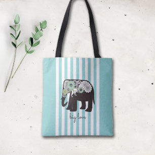 Big Love Paisley Elephant Tote Bag