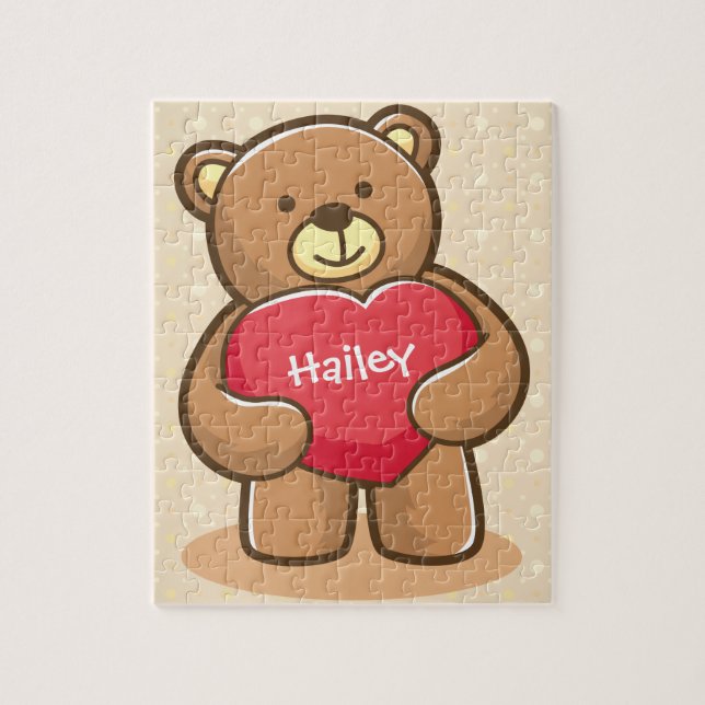 Big Love Teddy Bear 8x10 Jigsaw Puzzle (Vertical)