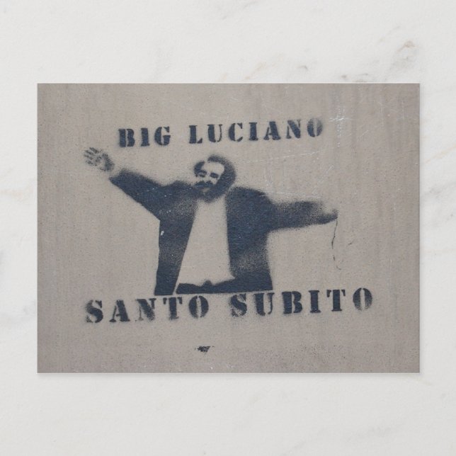 Big Luciano Postcard (Front)