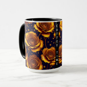 Big Luxury Gold Trendy Rose Collection Mug