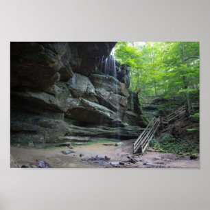 Big Lyons Falls, Mohican State Park, Ohio Poster