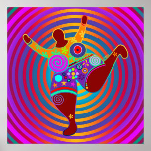 BIG Mama   spot coloured Poster