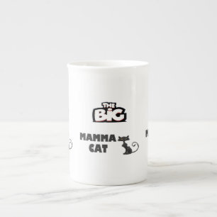Big mamma design for cool cats bone china mug