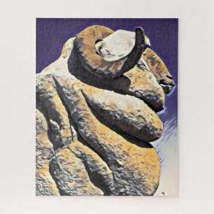 Big Merino big sheep Australian icon challenging Jigsaw Puzzle
