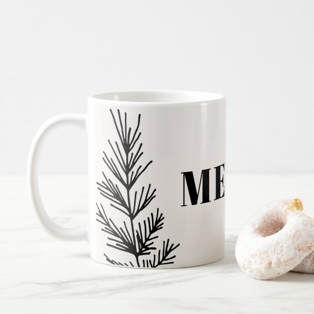 Big Merry & Leaves Mug (With Donut)