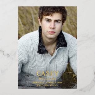 Big Mod Name Photo Graduation Party Vertical Dark