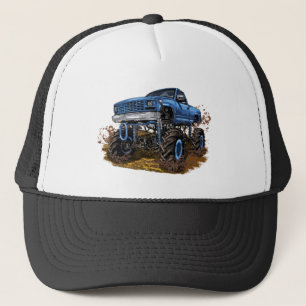 Big Monster truck Off Road Adventure Mud  Trucker Hat