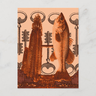 "Big Mouth Building" Postcard