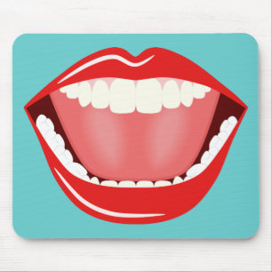 Big Mouth Cool Mouse Pads Funny Cute Mousepads