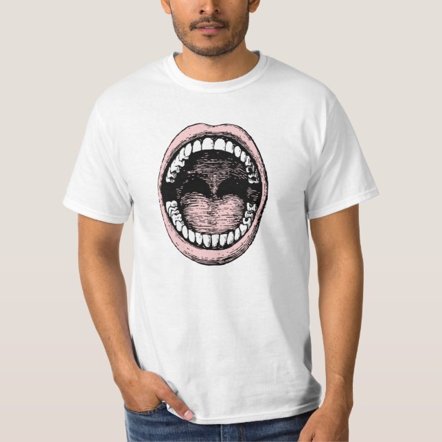 big mouth funny orthodontist tshirt (Front)