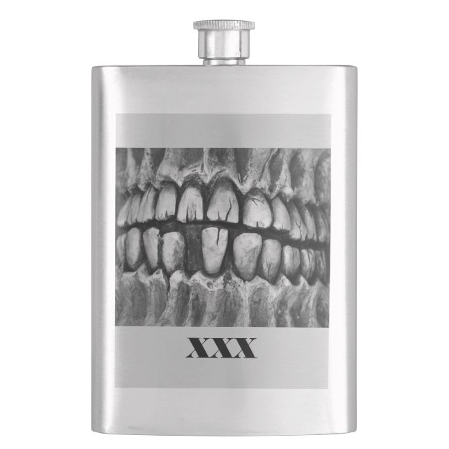 Big Mouth Hip Flask (Front)