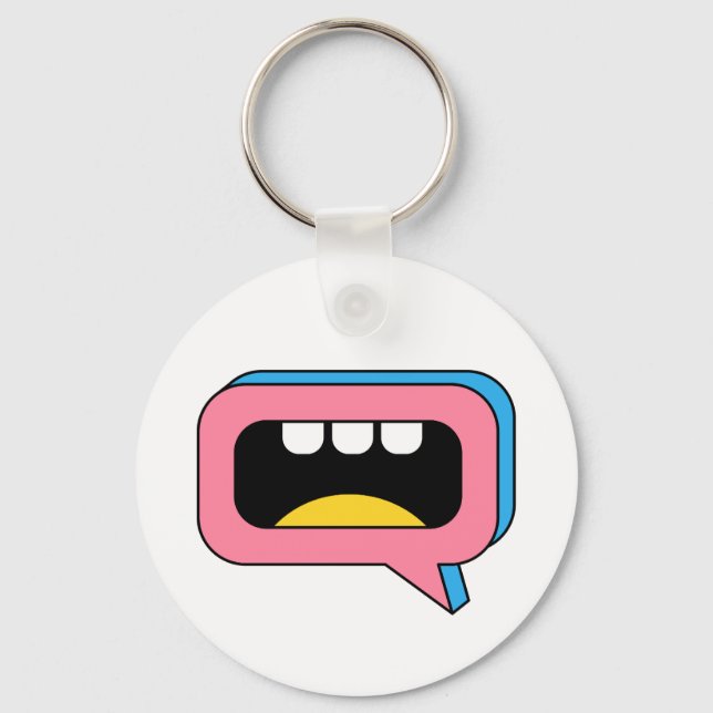 big mouth key ring (Front)