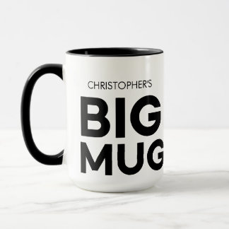 Big Mug | Huge Mug | Jumbo Cup | Custom Name Mug