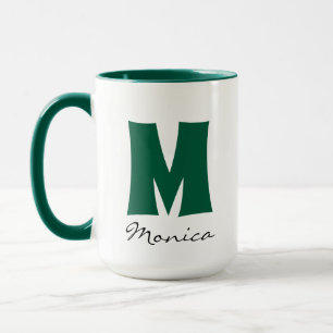 Big Mug   Huge Mug   Script Custom Name Monogram