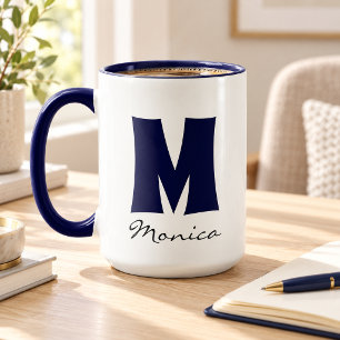 Big Mug Huge Mug Script Custom Name Monogram