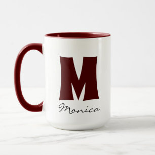 Big Mug Huge Mug Script Custom Name Monogram