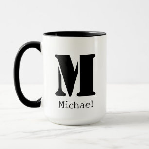 Big Mug Huge Mug Script Custom Name Monogram