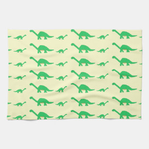 Big 'n' Little Apatosauruses towel