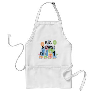 Big News Circus 1st Birthday T-shirts and Gifts Standard Apron