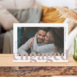 Big News   Photo Engagement Announcement