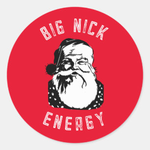 BIG NICK ENERGY CLASSIC ROUND STICKER