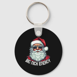 Big Nick Energy Fun Santa Christmas 1 Key Ring