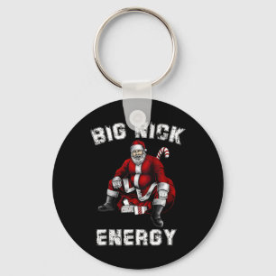 Big Nick Energy Fun Santa Christmas Key Ring