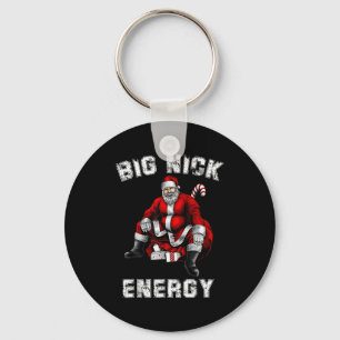 Big Nick Energy Funny Santa Christmas Key Ring
