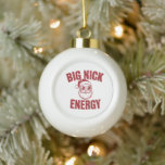 Big Nick Energy Funny Santa Rude Christmas Joke  Ceramic Ball Christmas Ornament<br><div class="desc">Big Nick Energy Funny Santa Rude Christmas Joke</div>