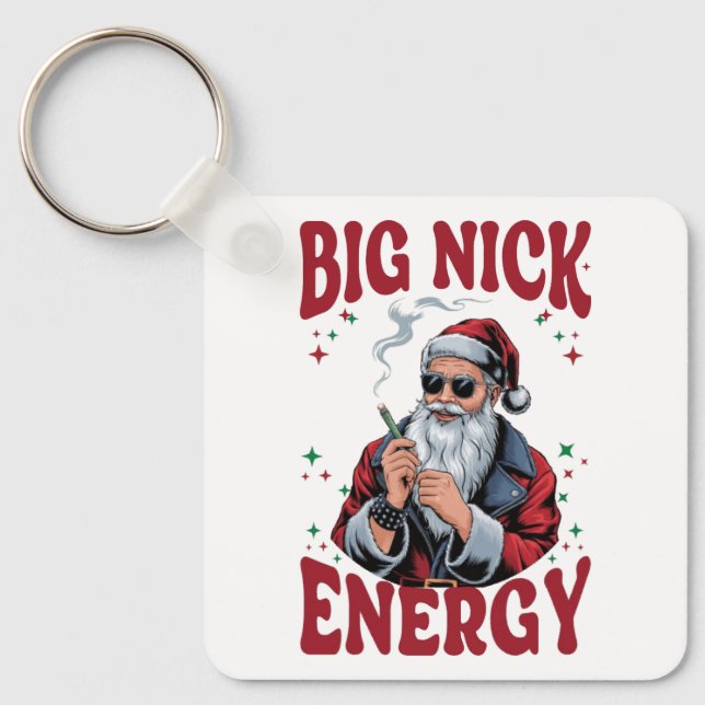 Big Nick Energy Key Ring (Front)