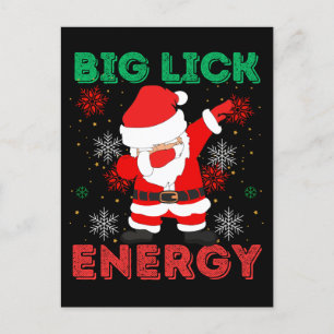 Big nick energy, naughty, Santa Claus, Saint Nicho Postcard