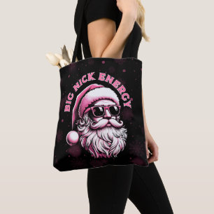 Big Nick Energy Santa Funny Christmas Xmas Holiday Tote Bag