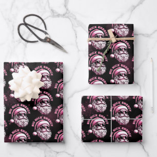 Big Nick Energy Santa Funny Christmas Xmas Holiday Wrapping Paper Sheet