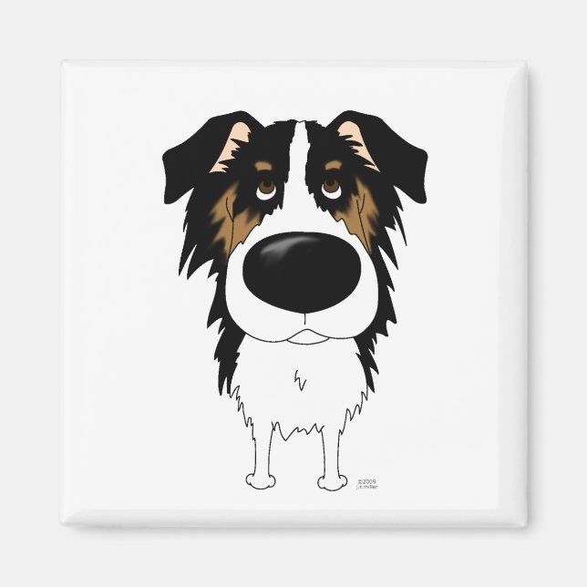 Big Nose Aussie Magnet (Front)