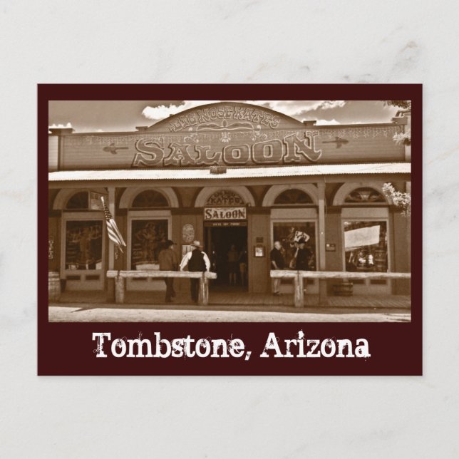 Big Nose Kate's Saloon Tombstone Arizona Postcard (Front)